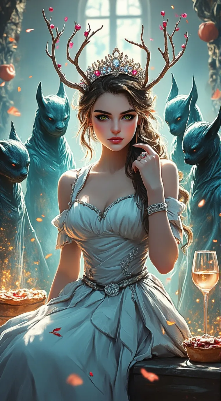 ai character: Velis Grey de Alba background