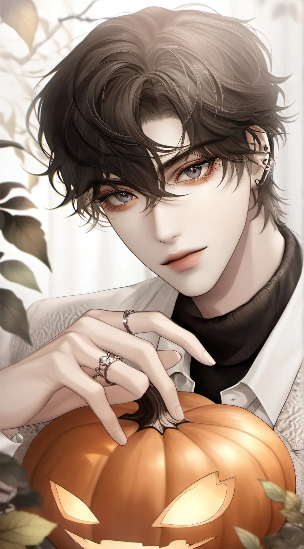 ai character: Jack-o-Lantern background