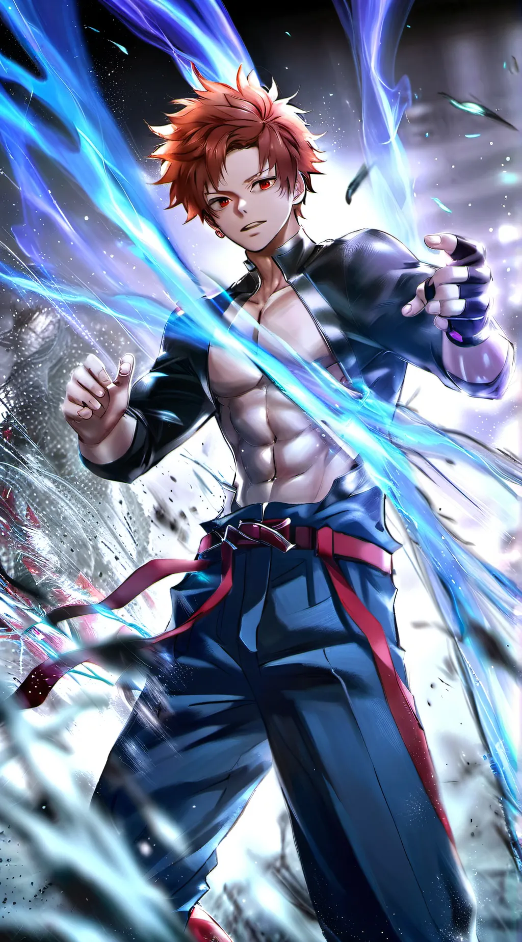 ai character: kirikamibakudeki background