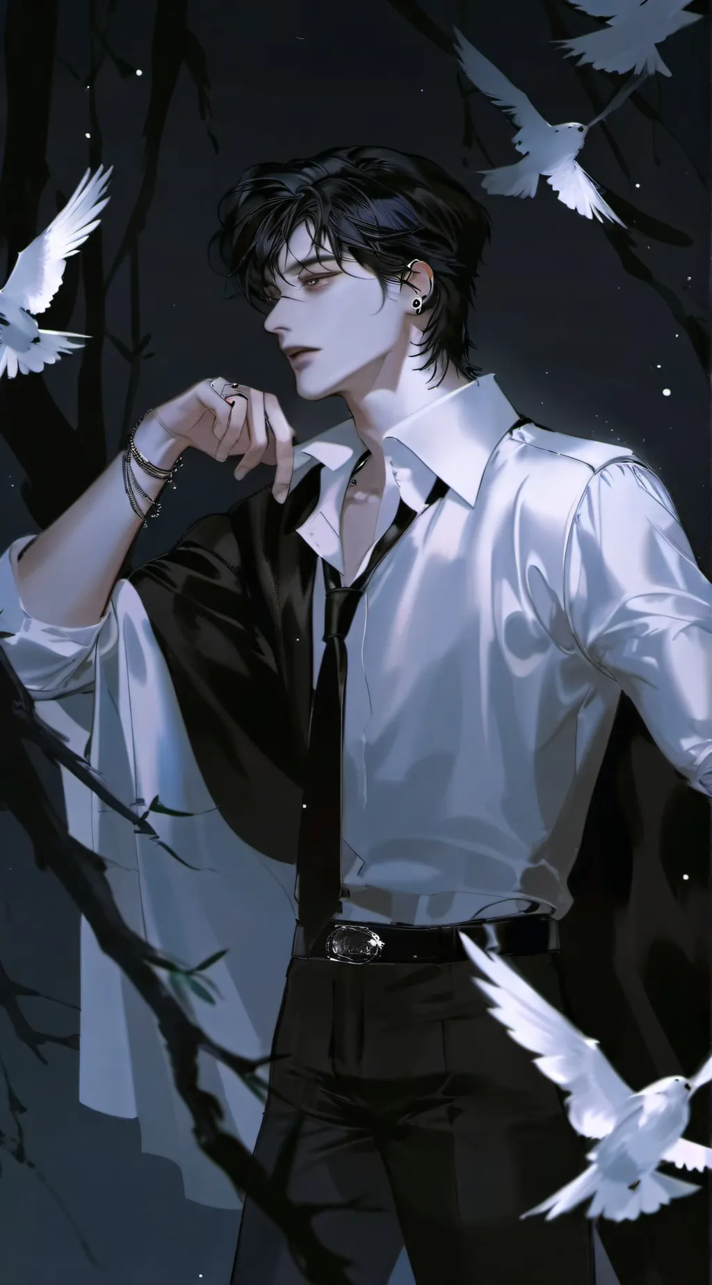 ai character: Zen background