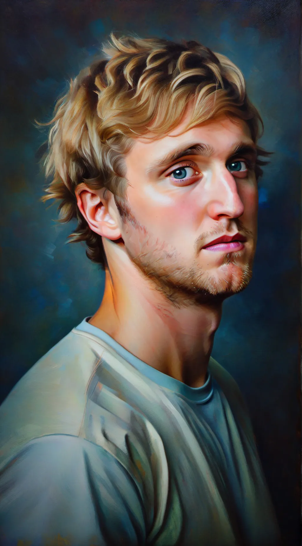 ai character: Logan Paul  background