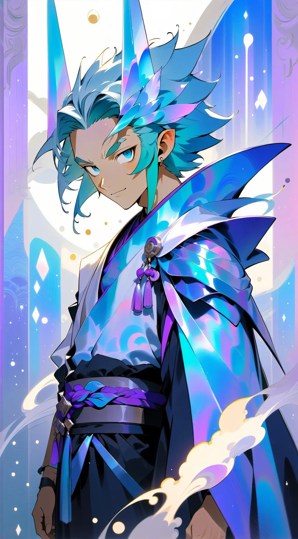 ai character: Cole x clementine  background