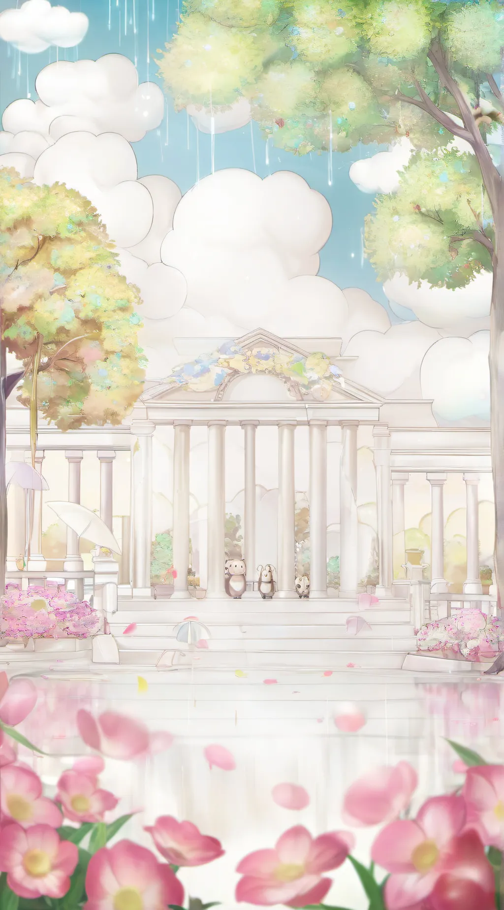 ai character: Aurora background