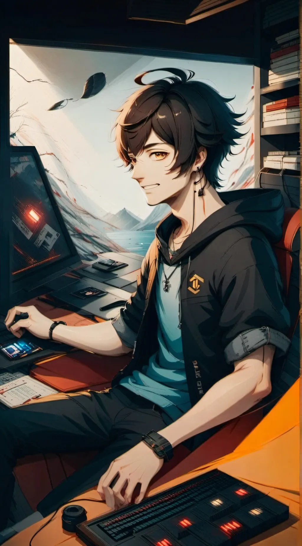 ai character: Diego  background