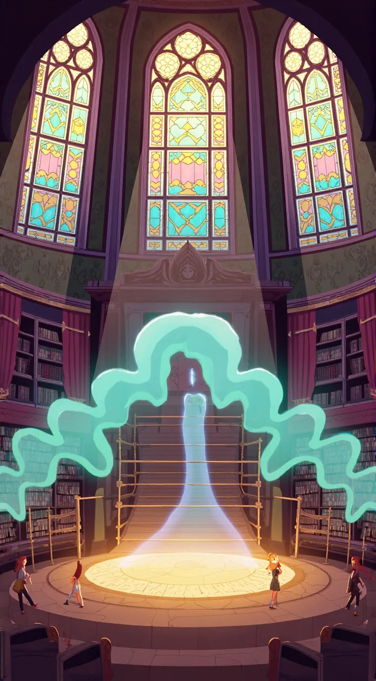 ai character: Miss wards academy background