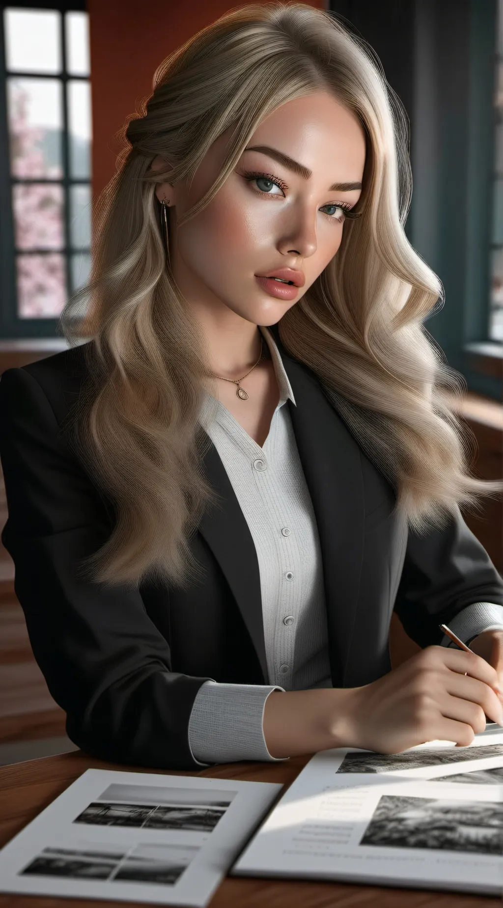 ai character: Monica background