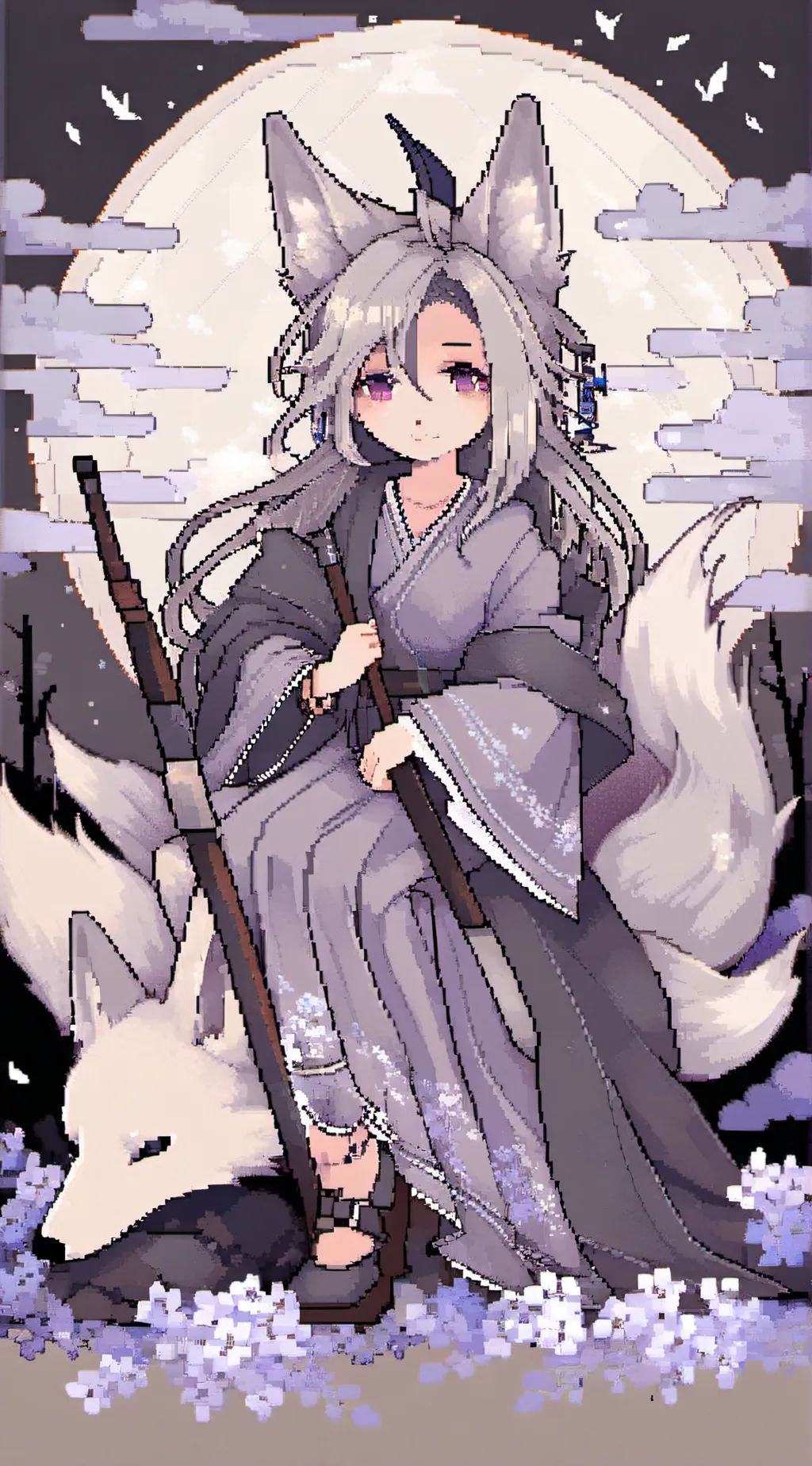 ai character: Fox  background