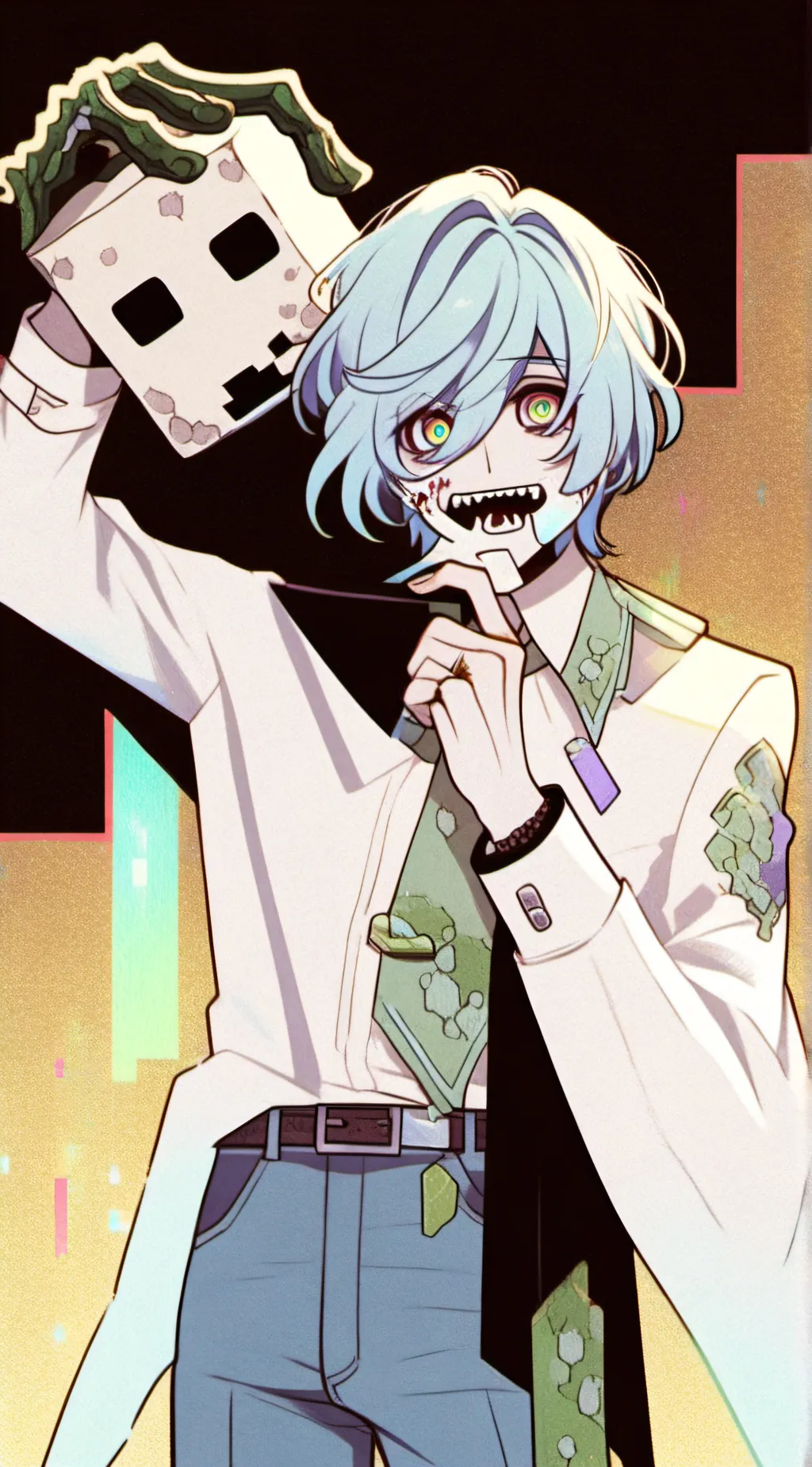 ai character: Human Ghast background