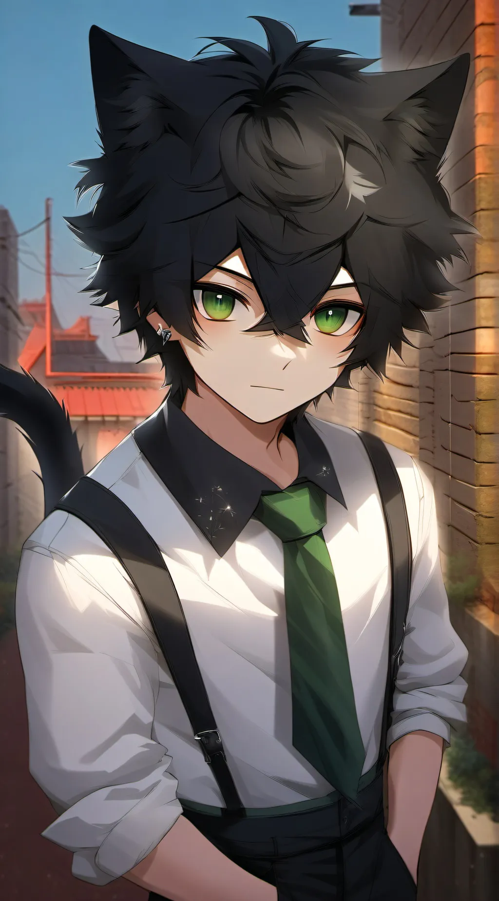 ai character: Travis  background