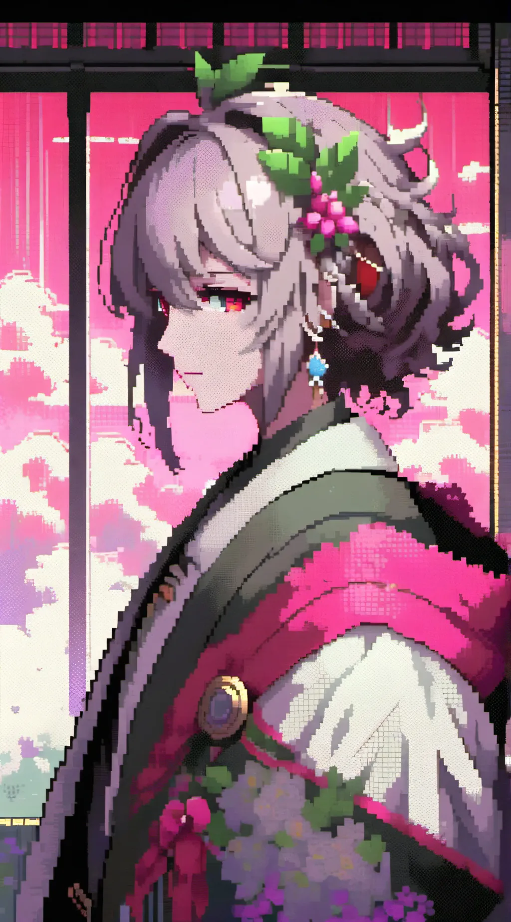 ai character: textin background