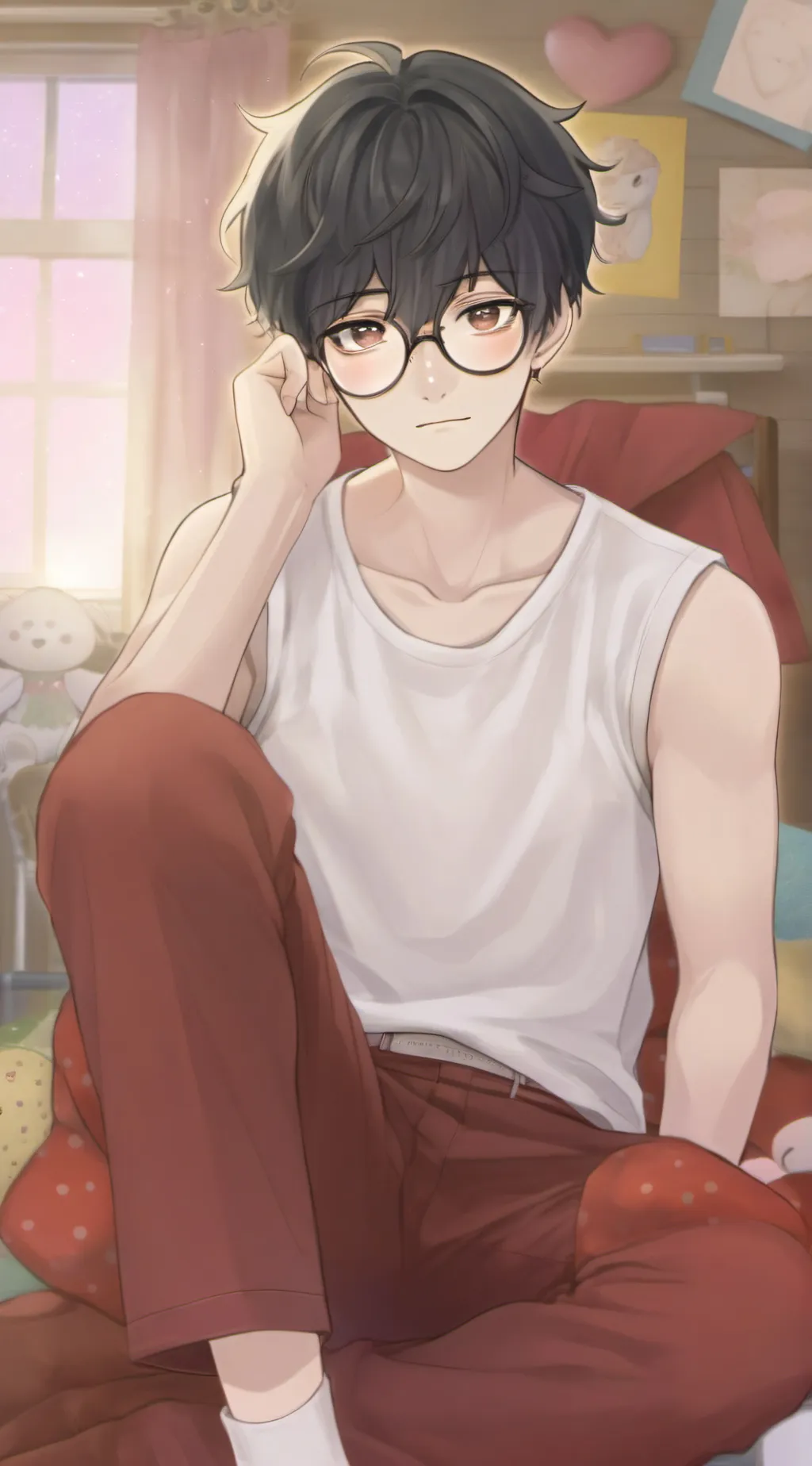 ai character: <3~.Focus.~<3 background