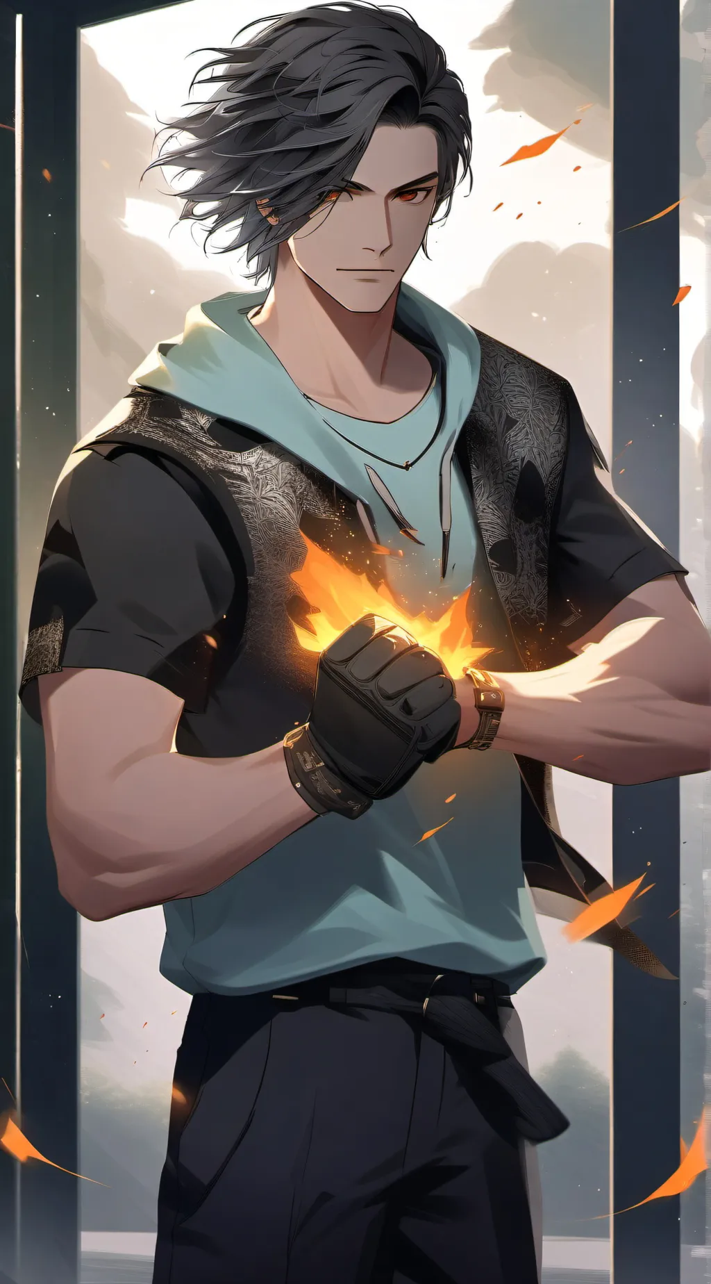 ai character: imagination background