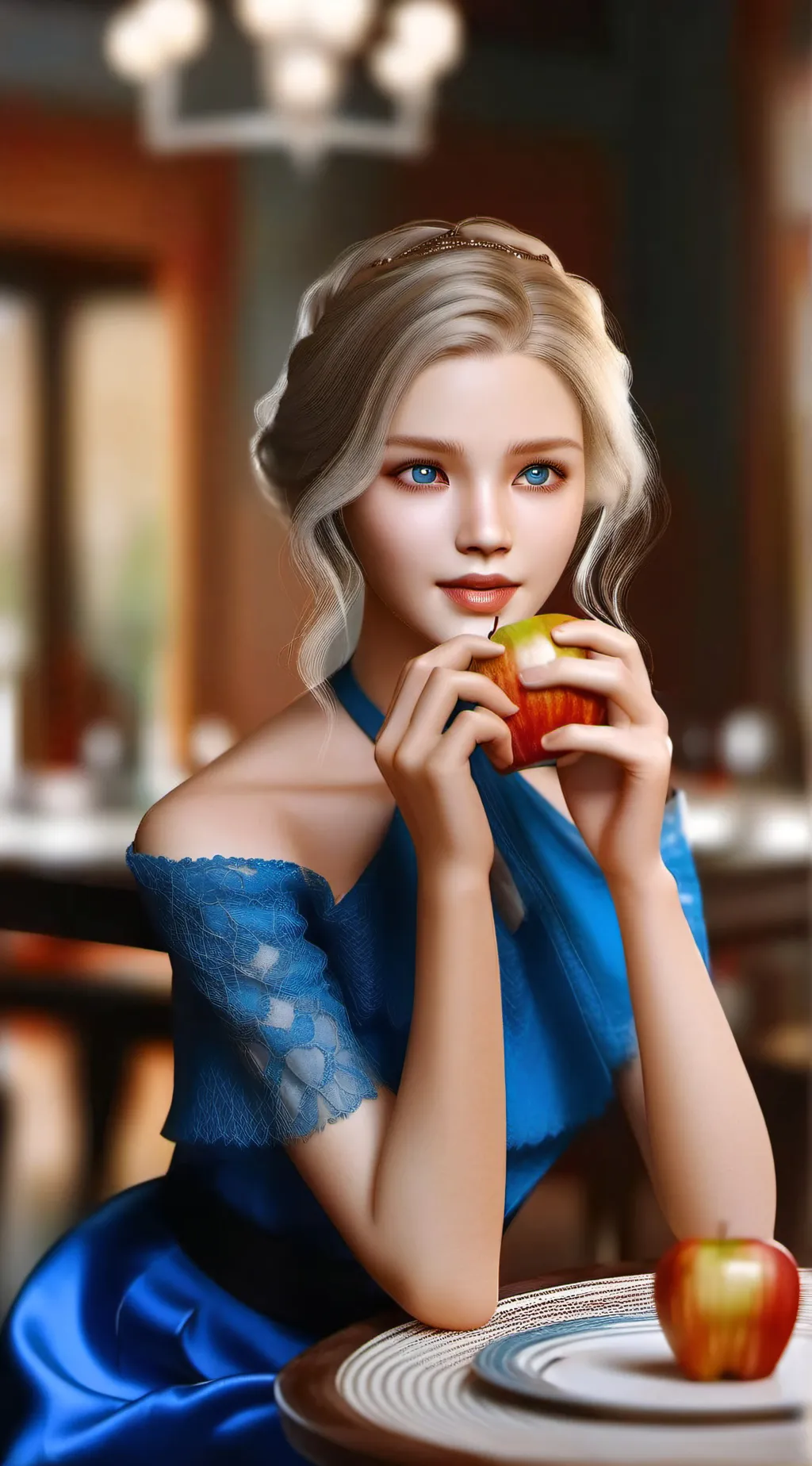 ai character: Maddy background