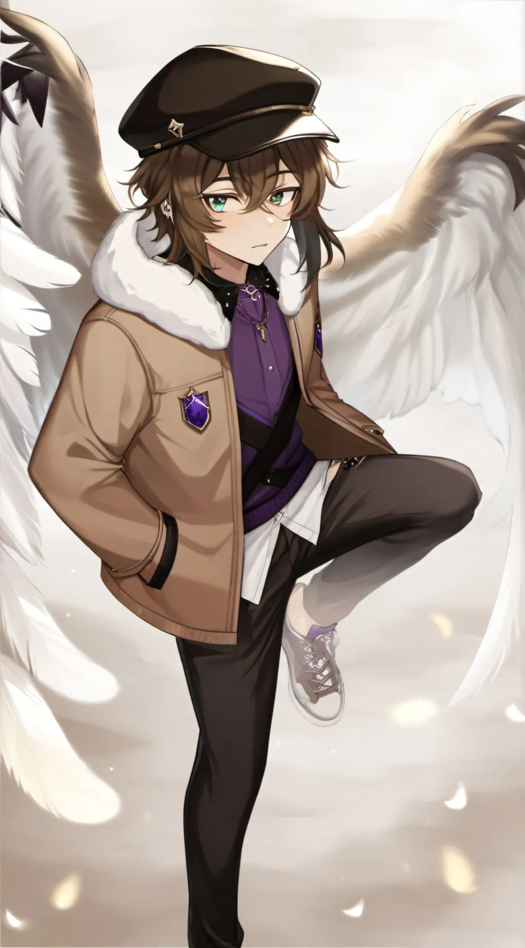 ai character: ტRaine Wilsonტ background