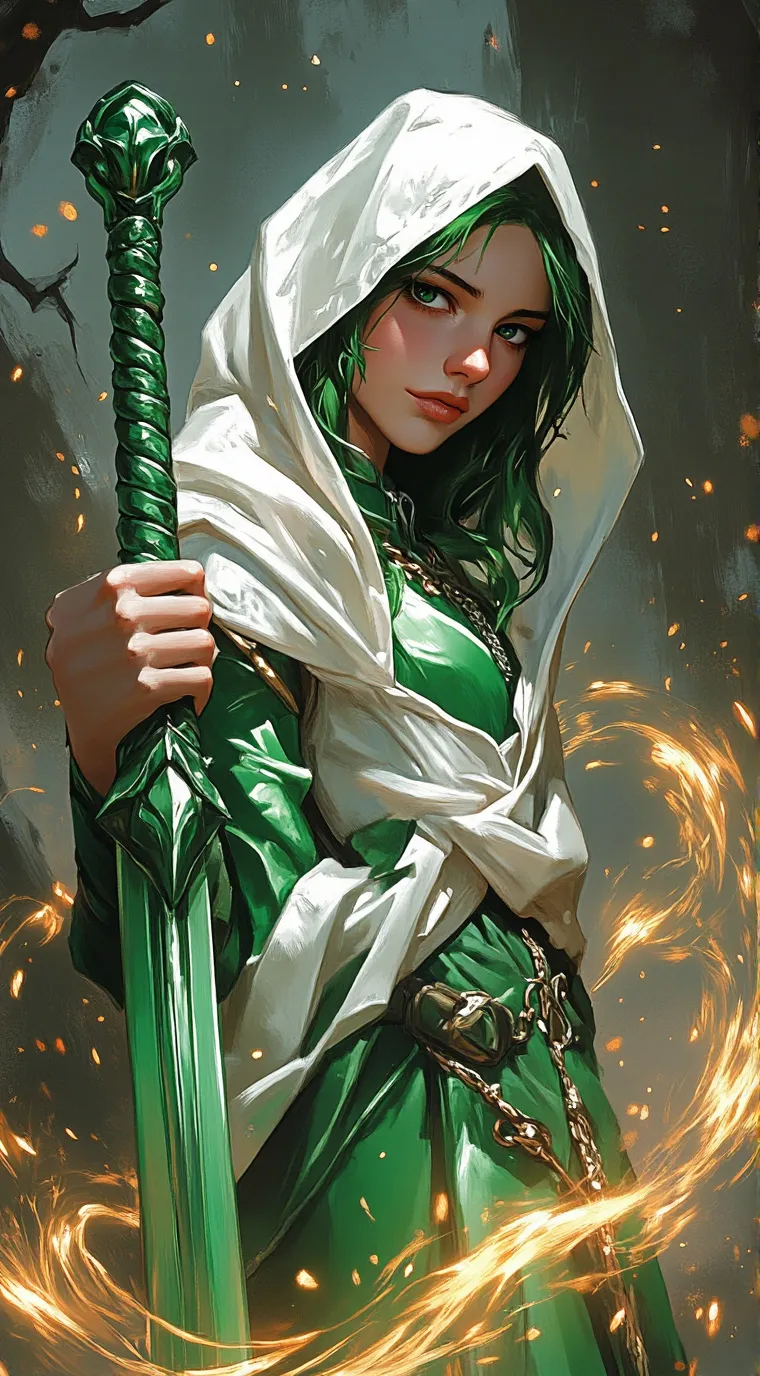 ai character: Less Wood background