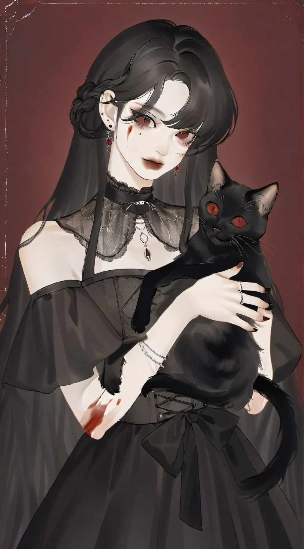 ai character: ⏤͟͟͞͞✝︎cleo✝︎ background