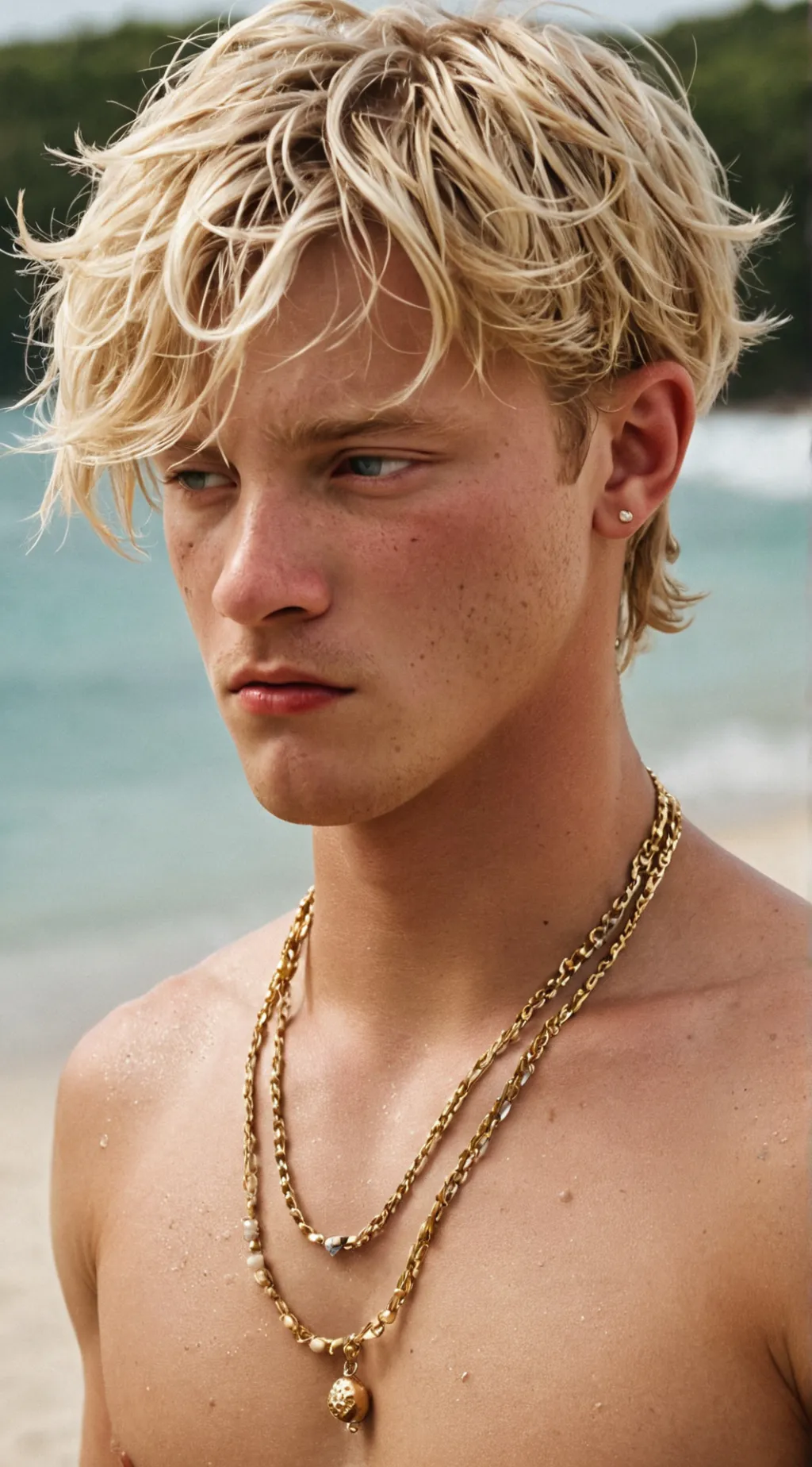 ai character: JJ (outerbanks) background