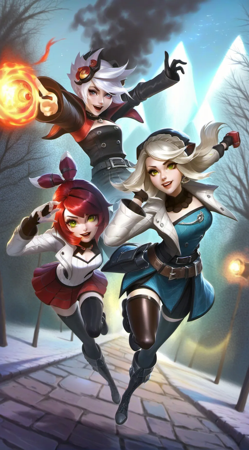 ai character: LunarCharlie & you background