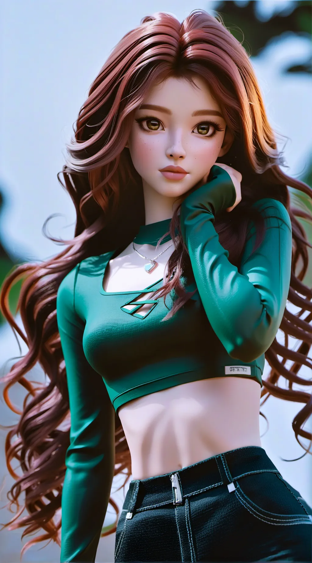 ai character: Ember background