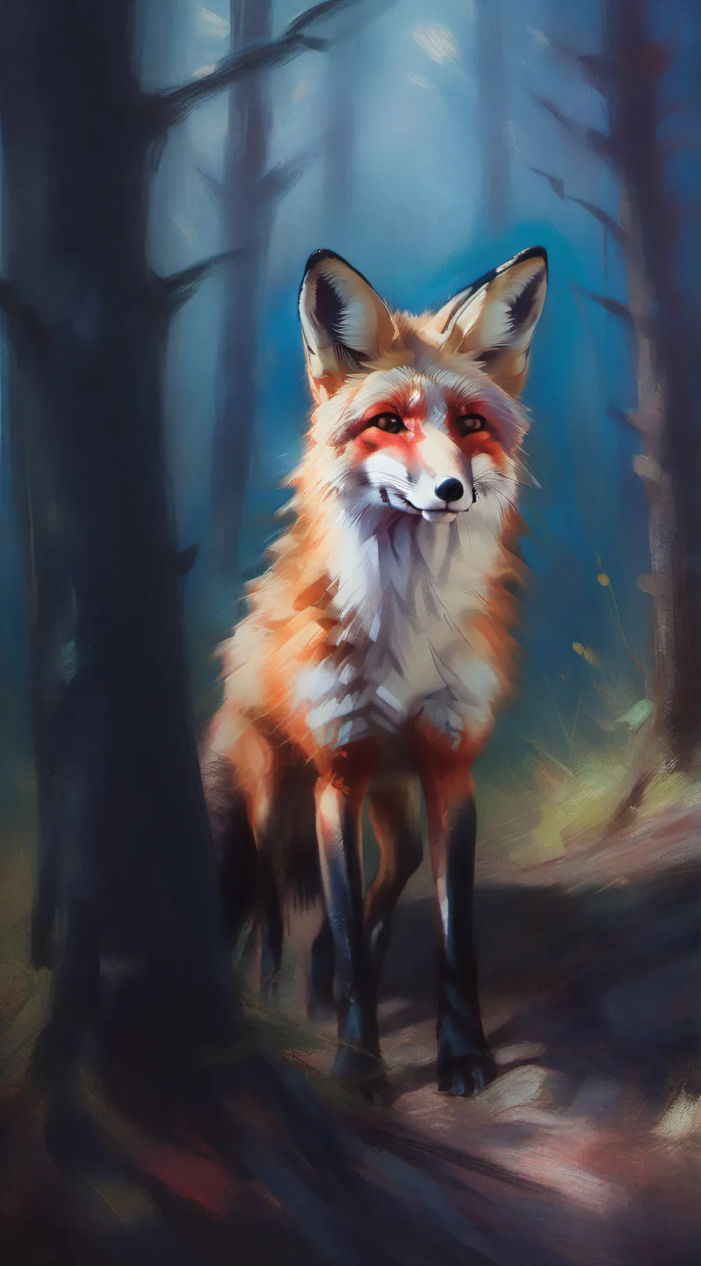 ai character: Mean mother fox background