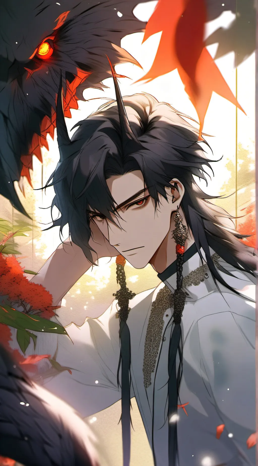 ai character: ★†Ezra†★ background