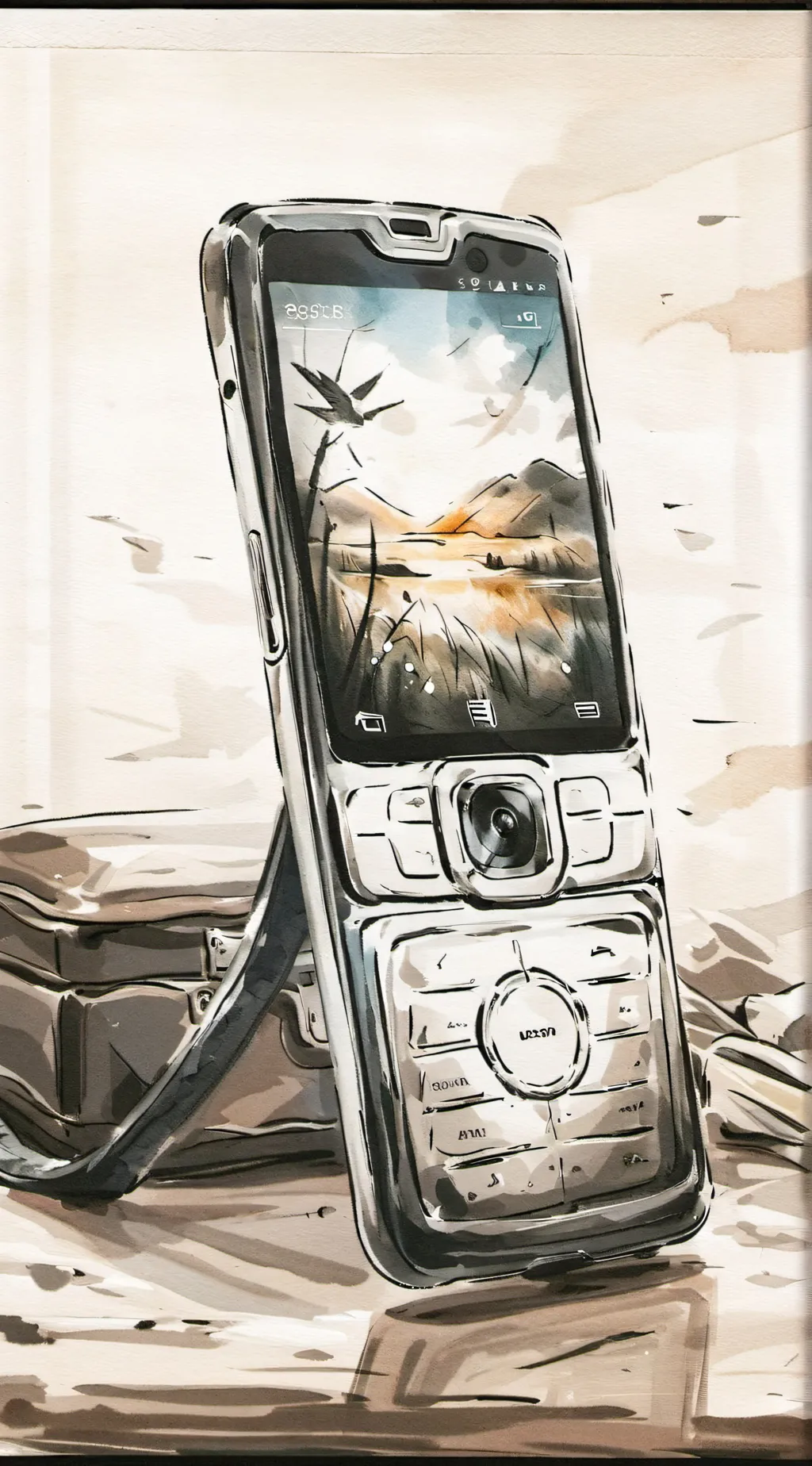 ai character: Hybrid app background