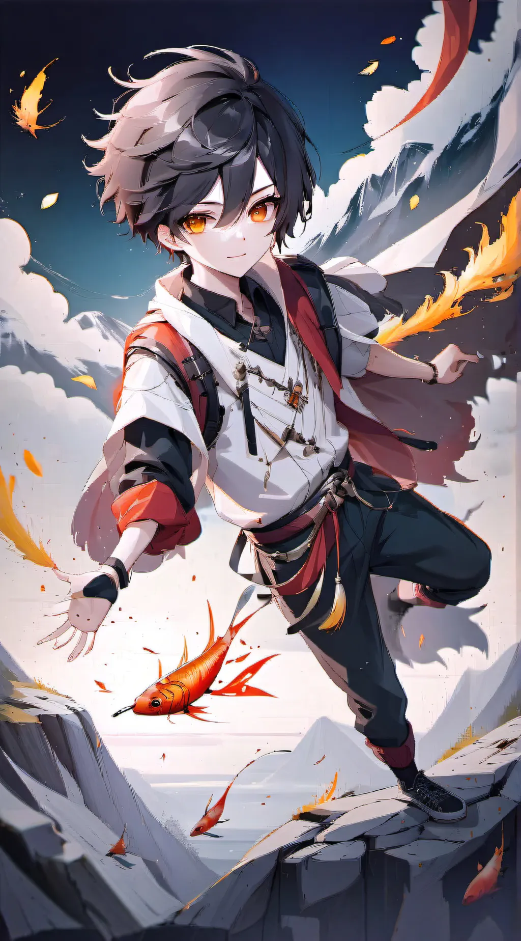 ai character: lukas background