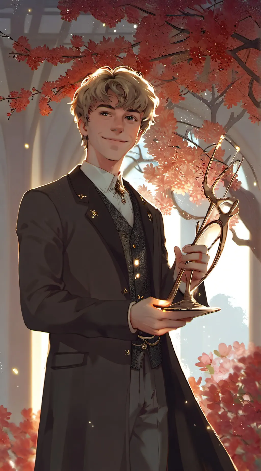 ai character: Walker scobell  background