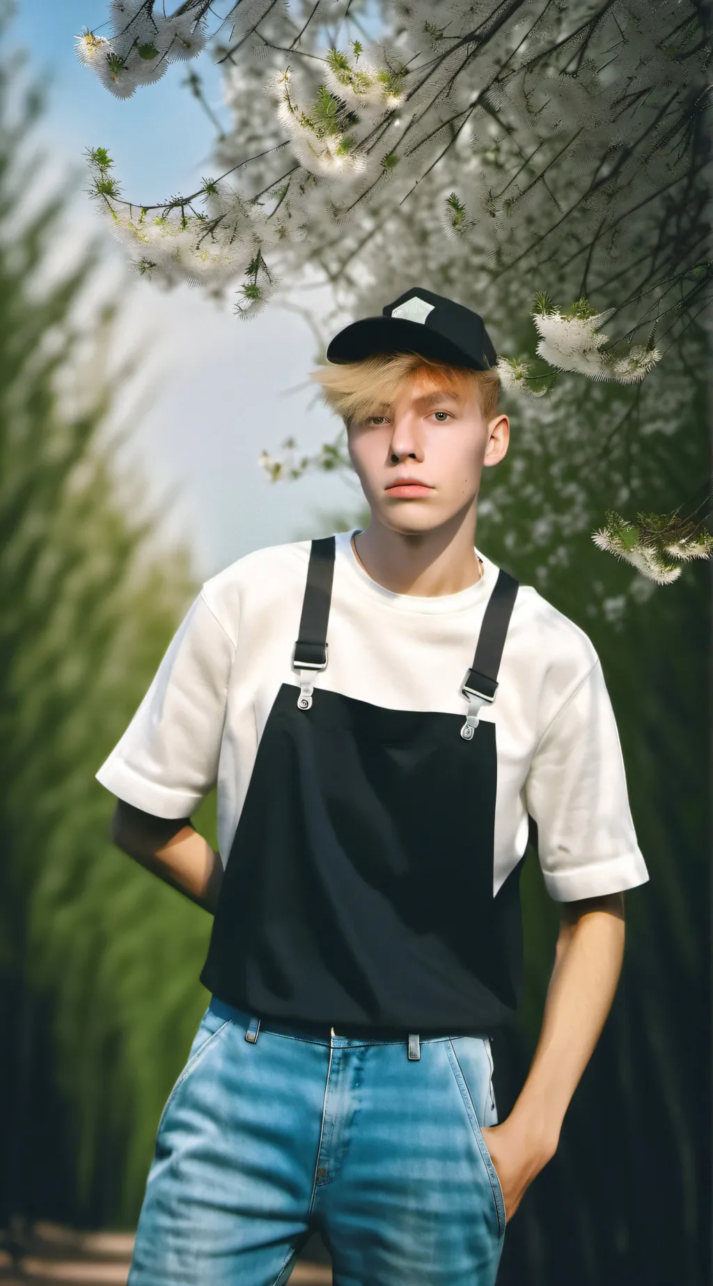 ai character: trap house background