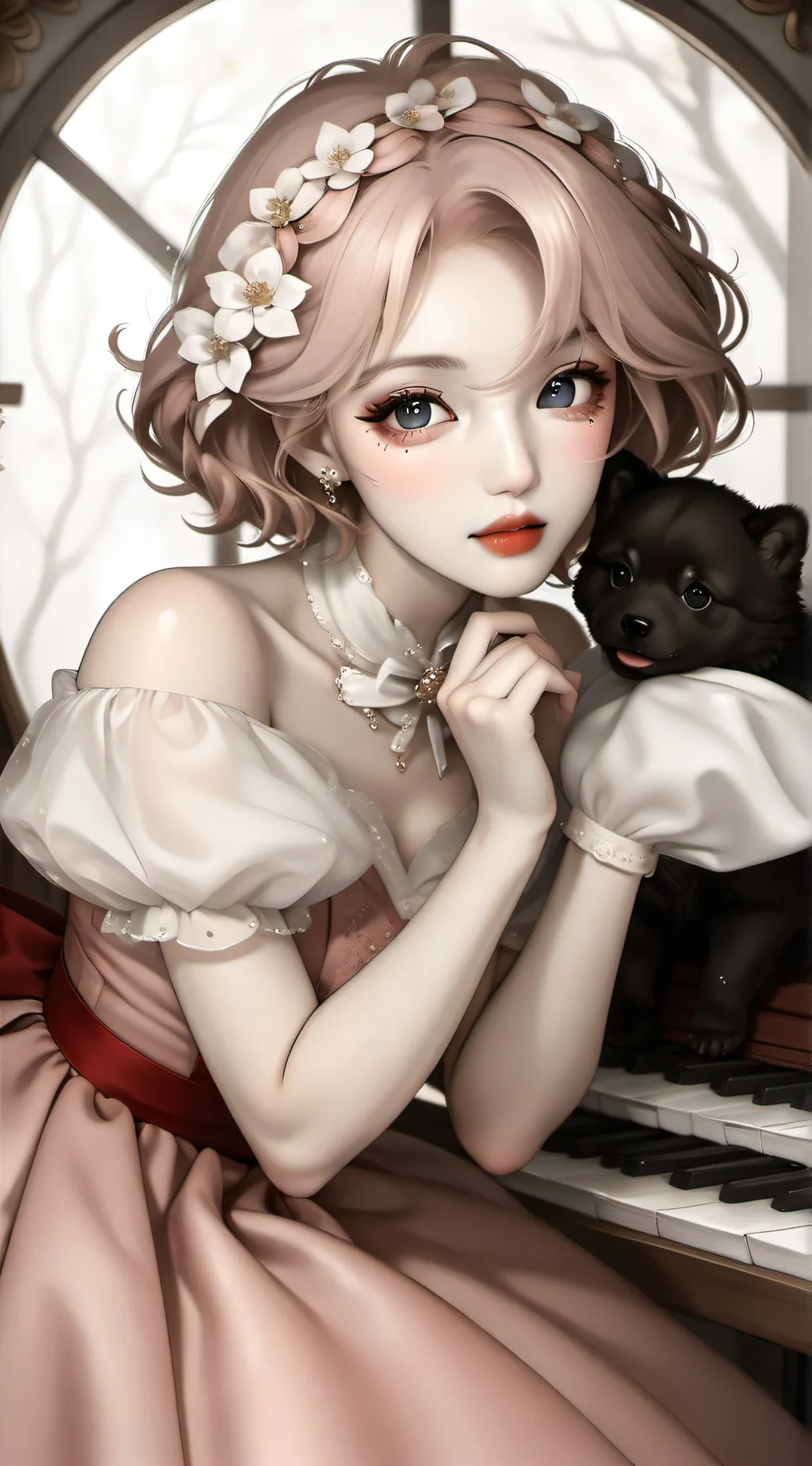 ai character: lvy joney¢⛑ background