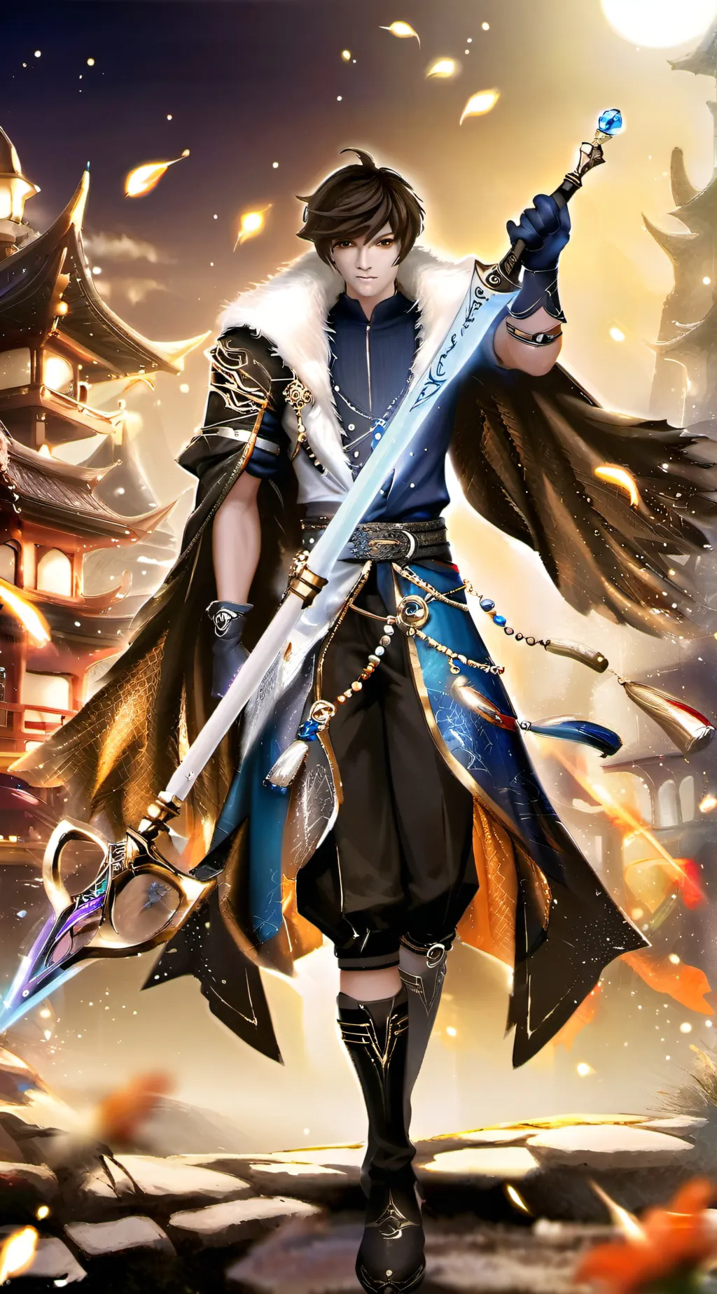 ai character: zilong  background