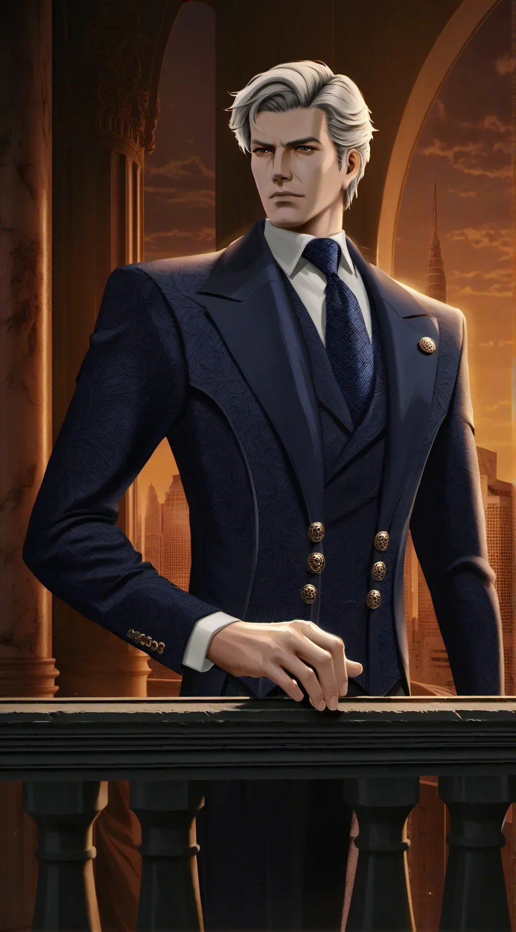 ai character: Mi jefe Dominante  background