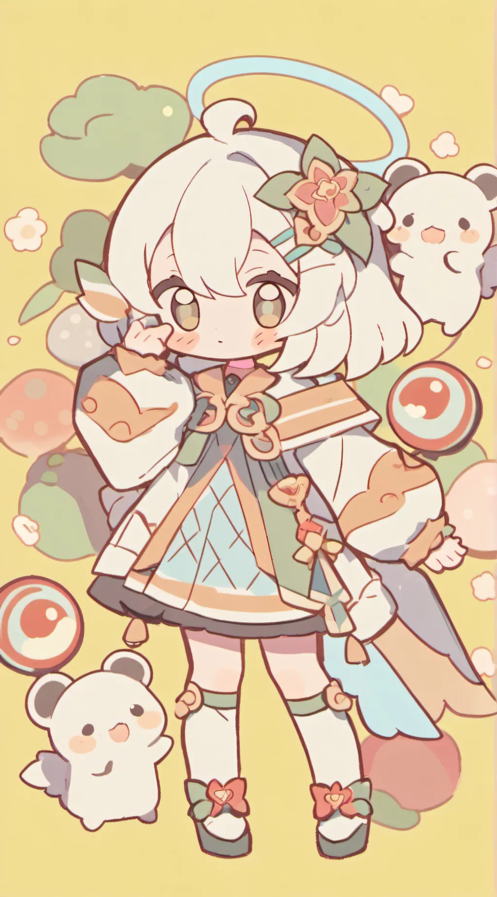 ai character: countryhuman background