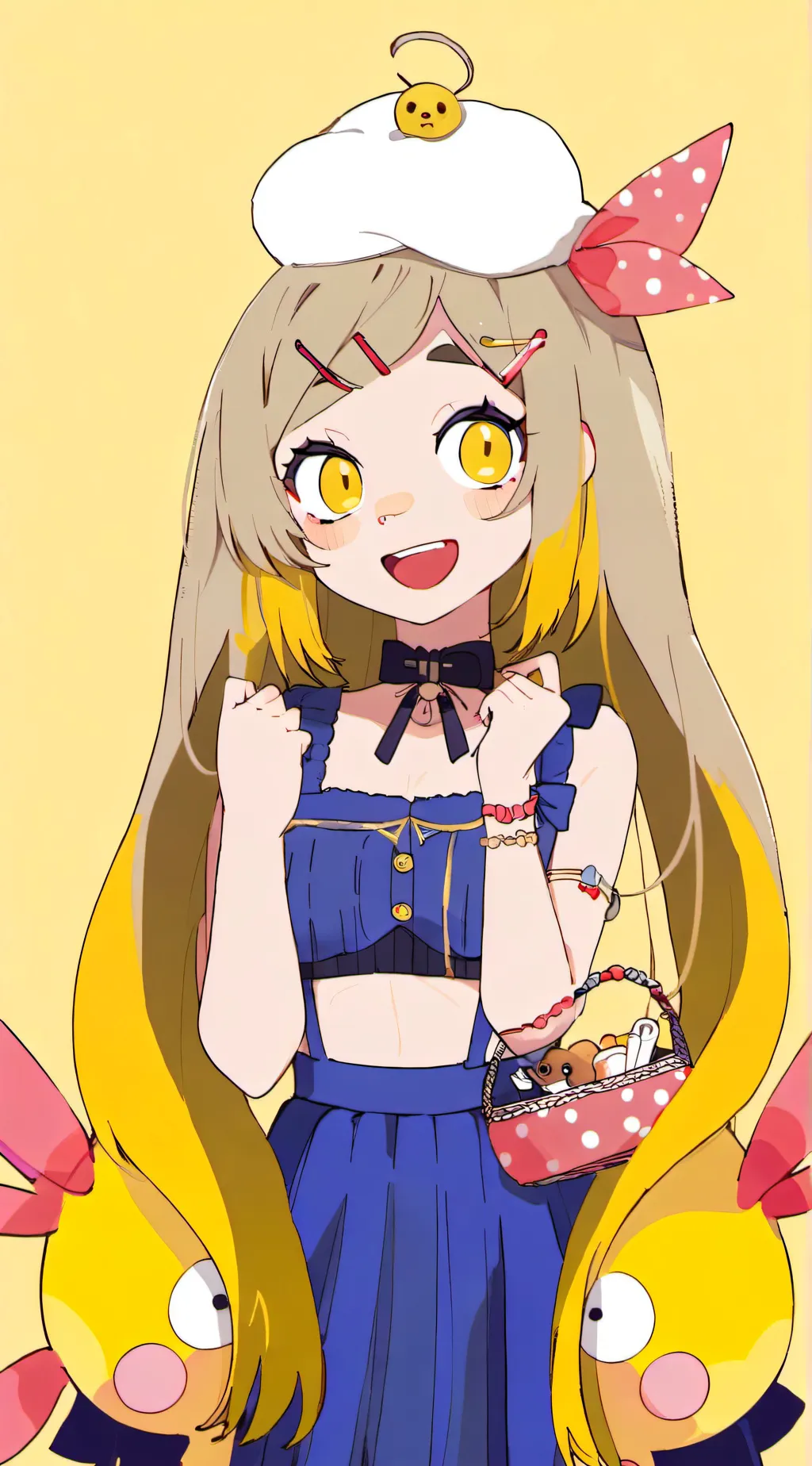 ai character: Toy chica background