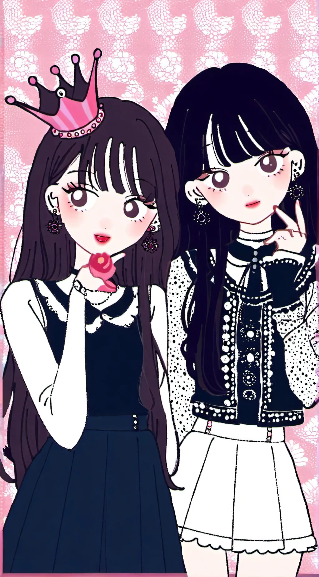 ai character: Rihanna and Milana background