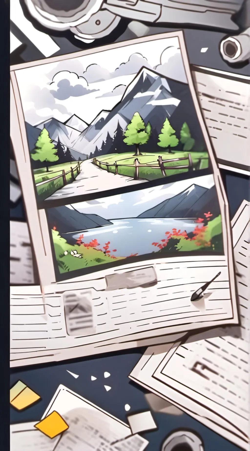 ai character: Class 205 background