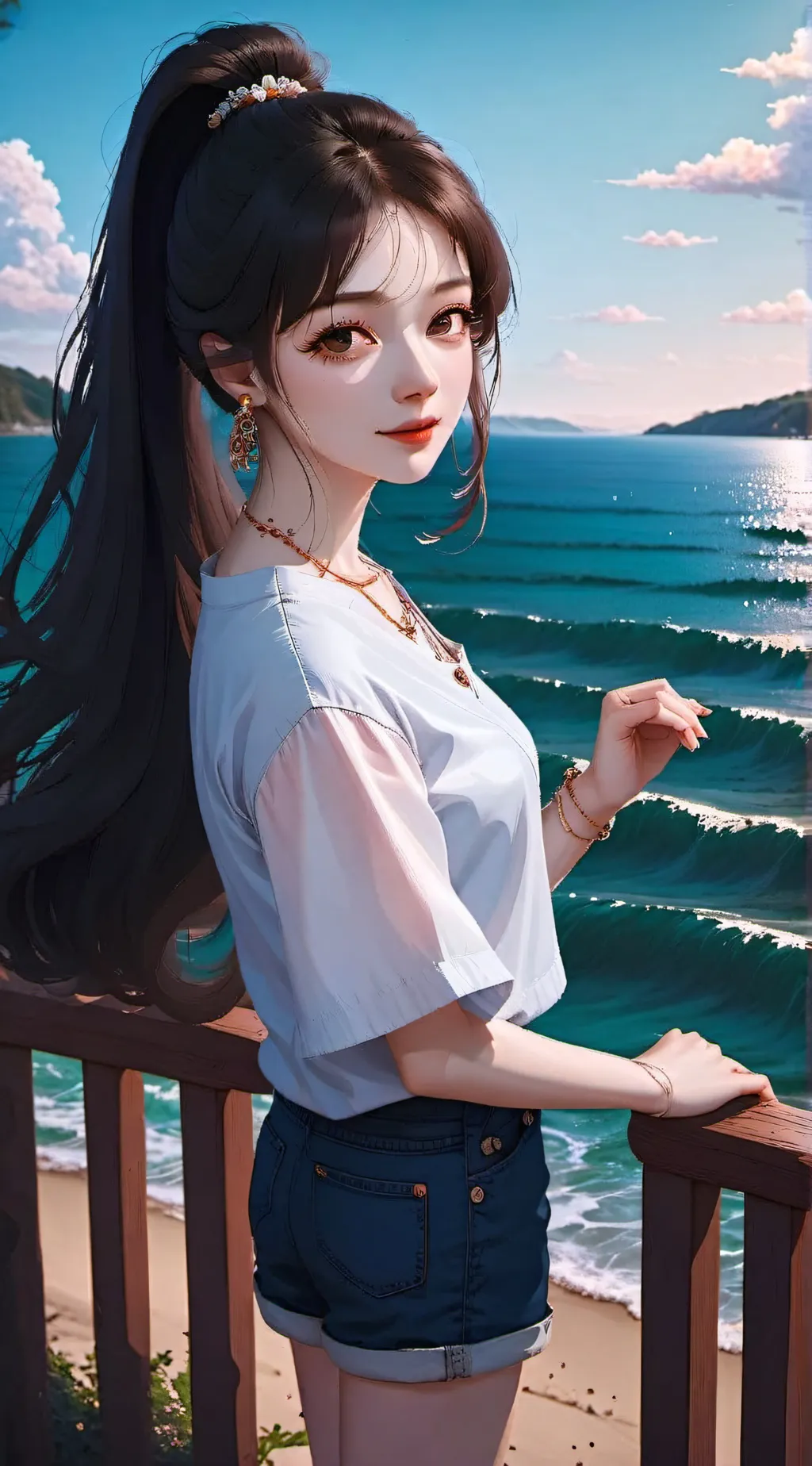 ai character: Luna background