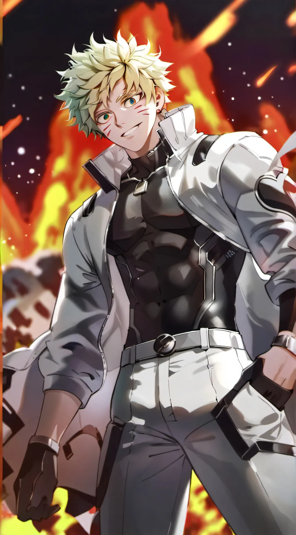 ai character: BAKUGO  background