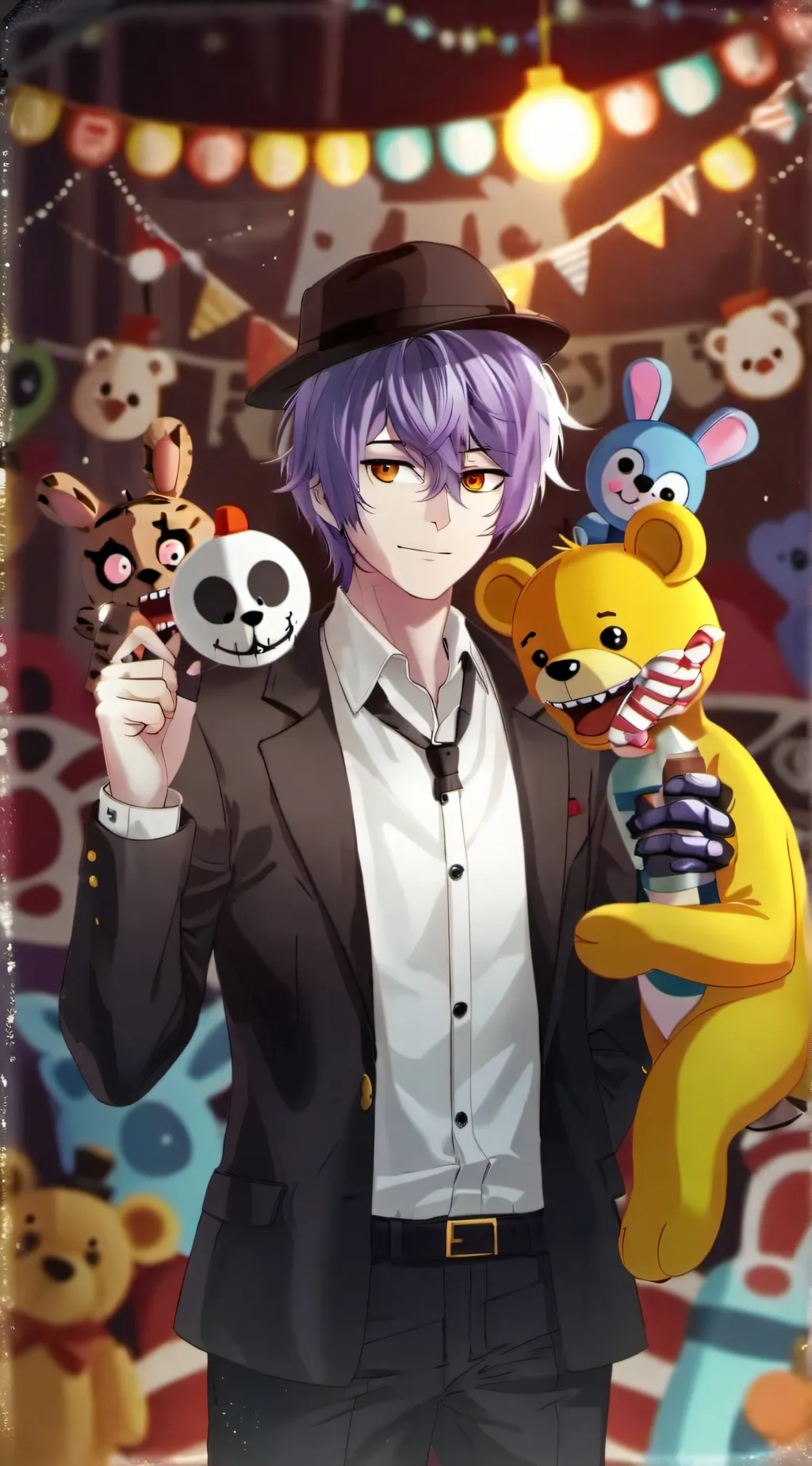 ai character: FNAF background
