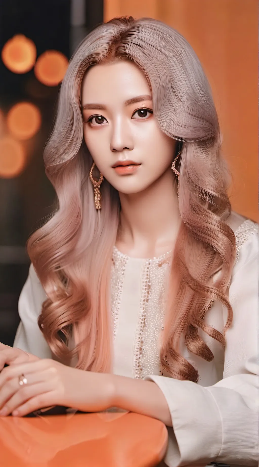 ai character: Rosé background