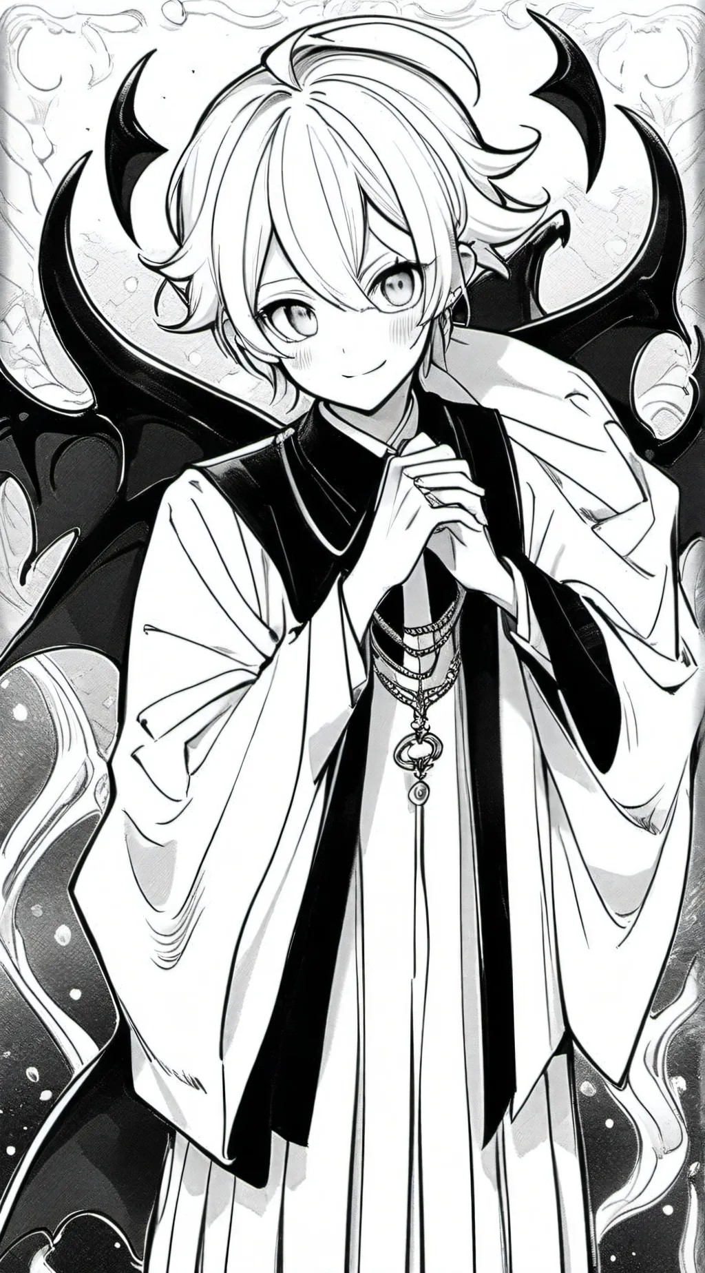 ai character: inky background