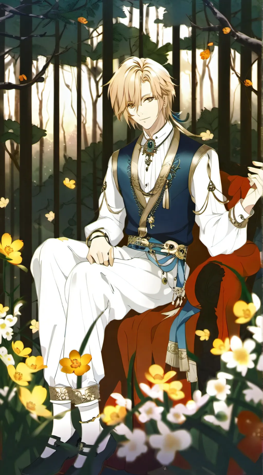 ai character: rosita y su novio background