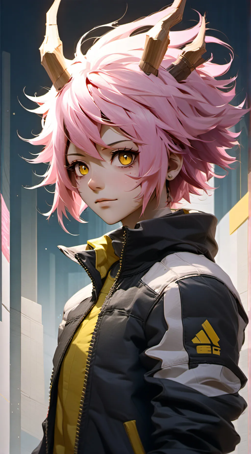 ai character: Mina ashido background
