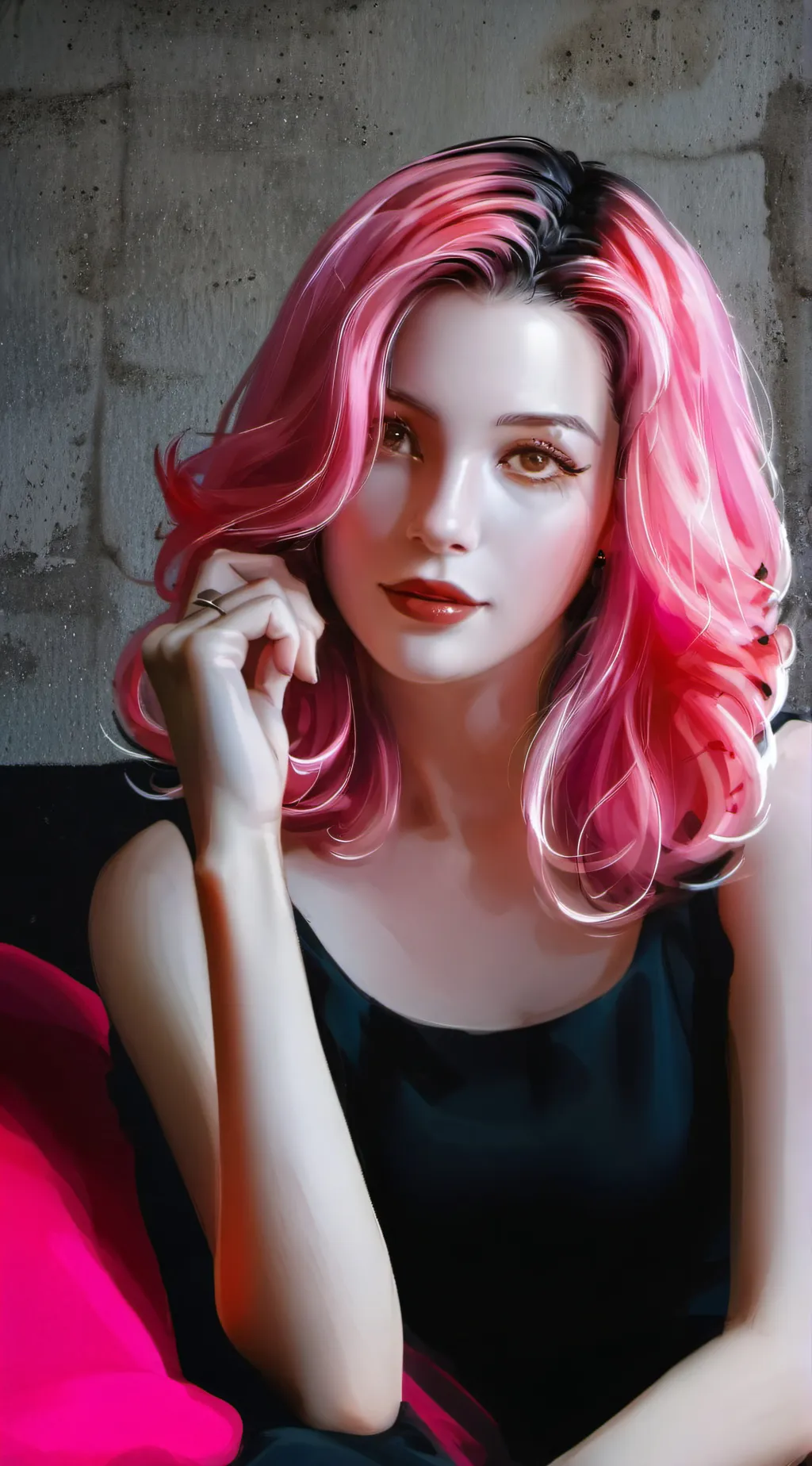 ai character: Pinky background