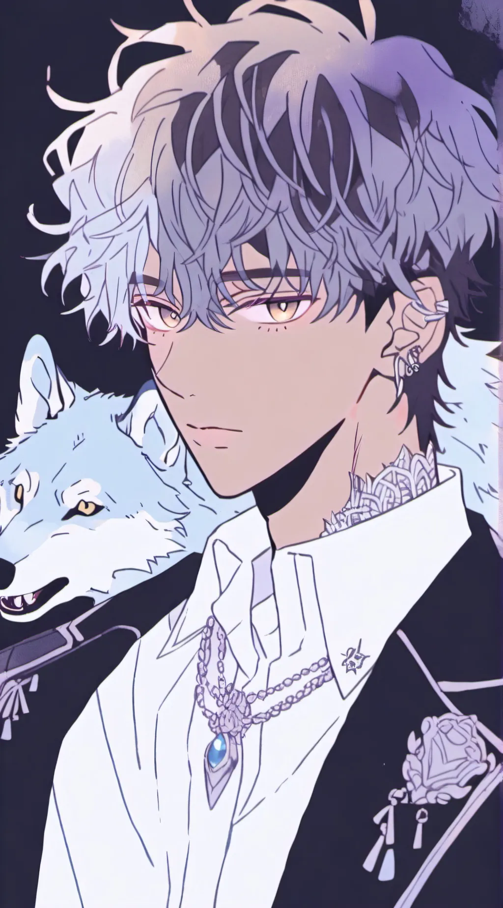 ai character: `~..ray..~` background