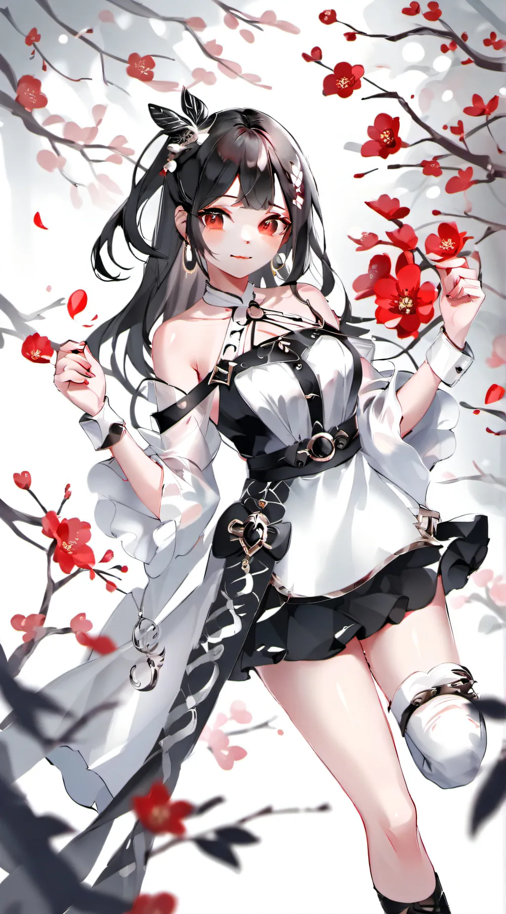ai character: Cherry background
