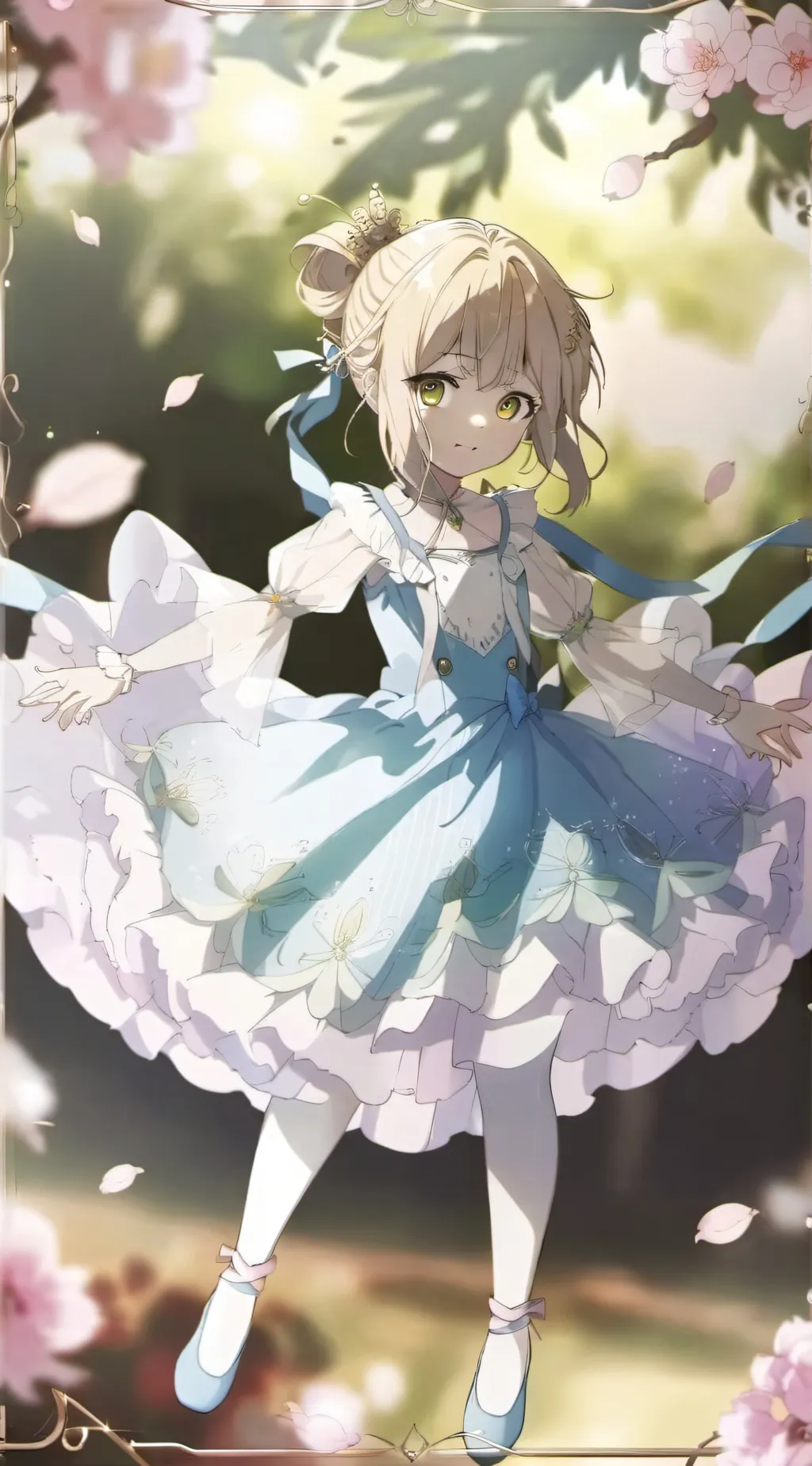 ai character: Horror ballet background