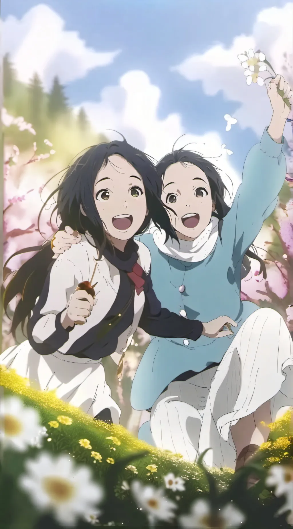 ai character: mila & daisy background