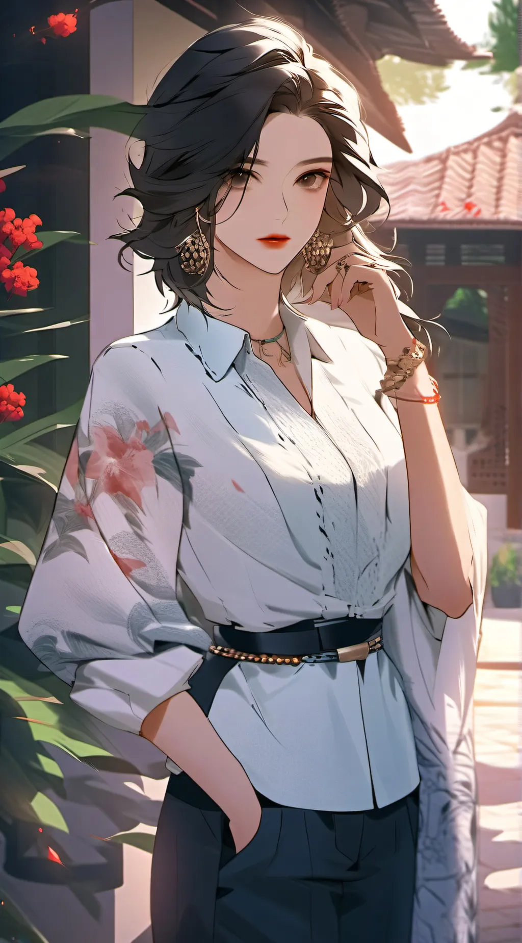 ai character: Selene background