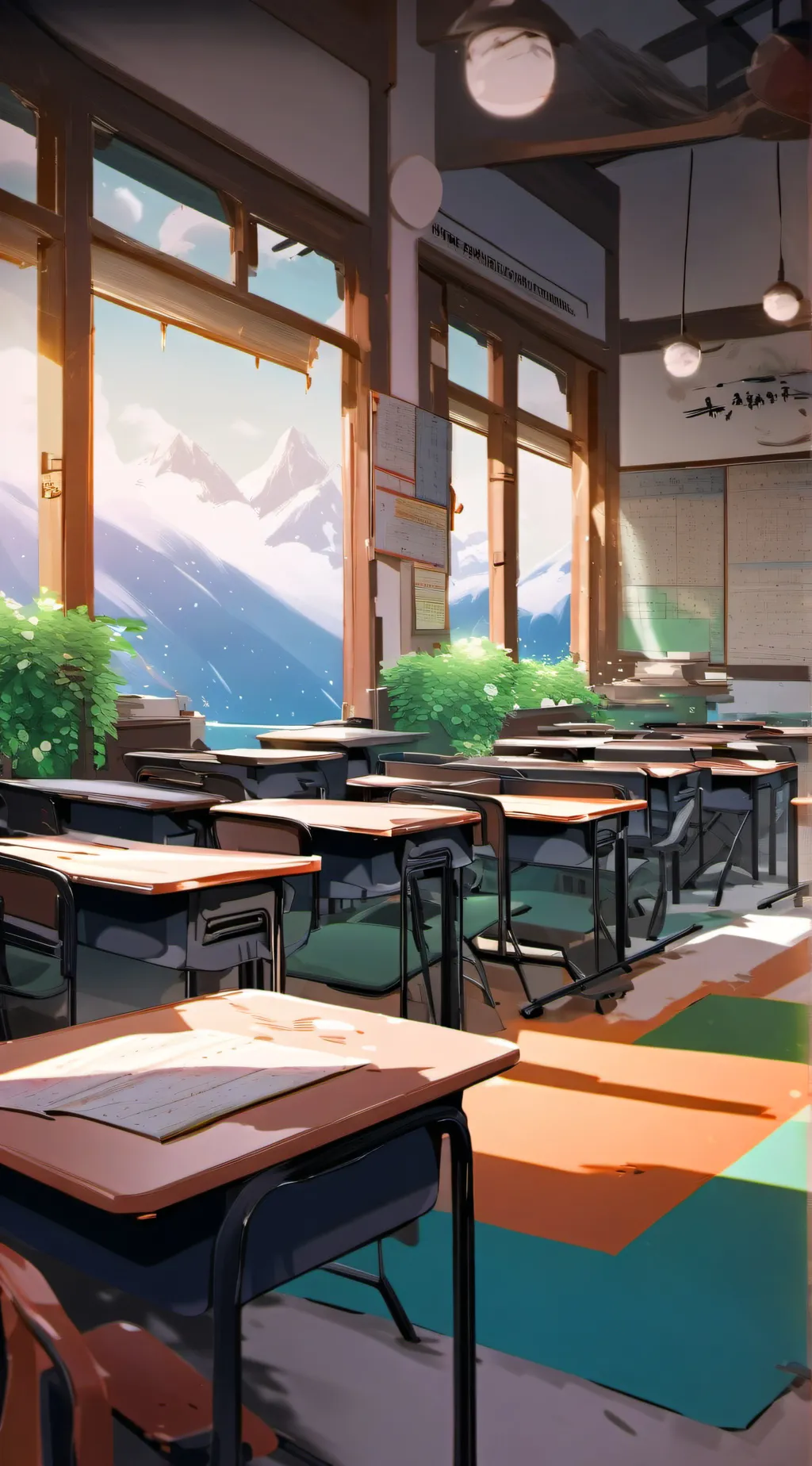 ai character: 1🐰 all 🦊 & 🐺 🏫 background